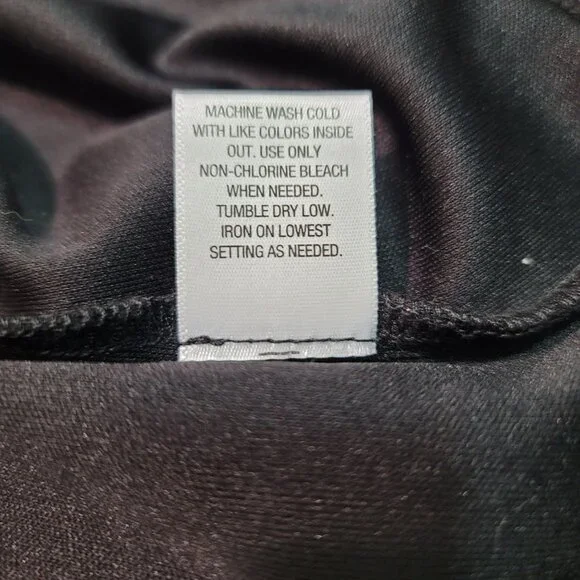 Disney Beauty and the Beast Dress Womens Sz M Black Chiffon Novelty Print Zipper - Picture 13 of 15